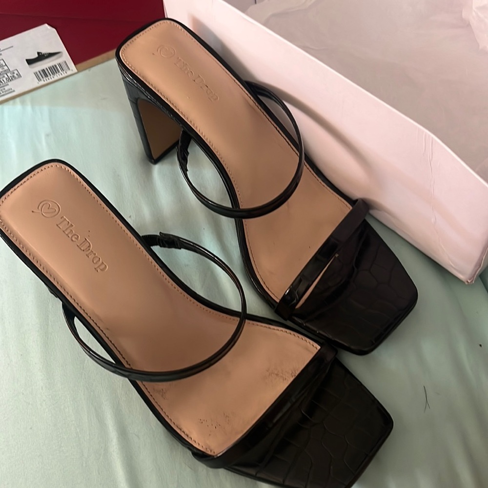 Black heels from the drop size 10.